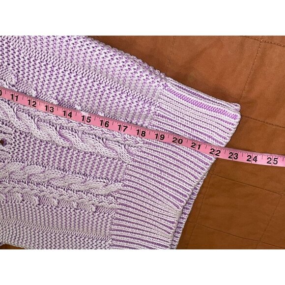 Veronica Beard Lilac Eleonor Cotton Crewneck Sweater Size Small Womens ($398) - Picture 10 of 10